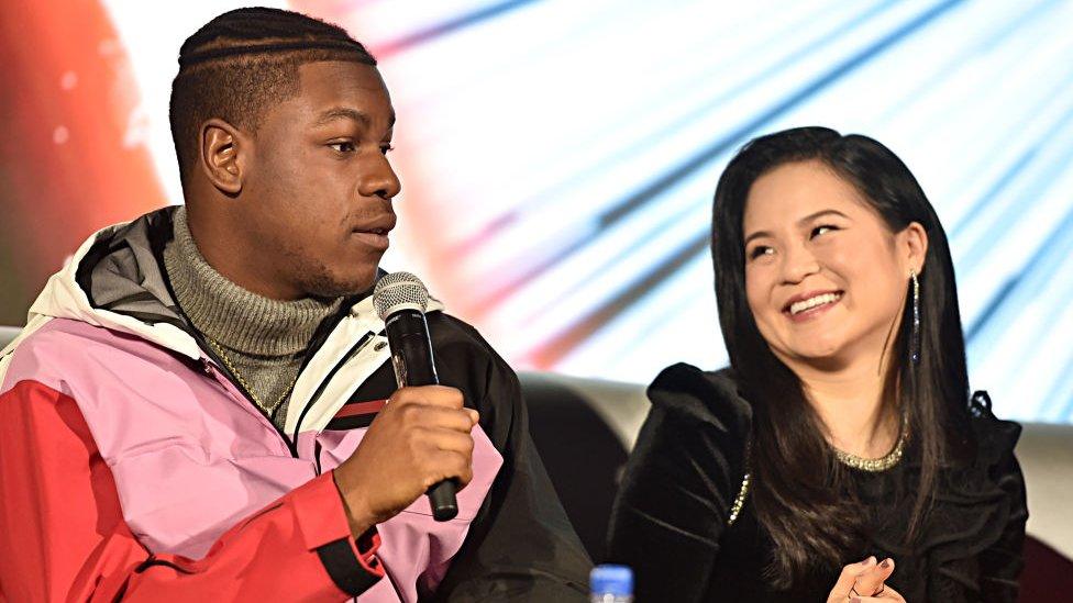 John Boyega and Kelly Marie Tran