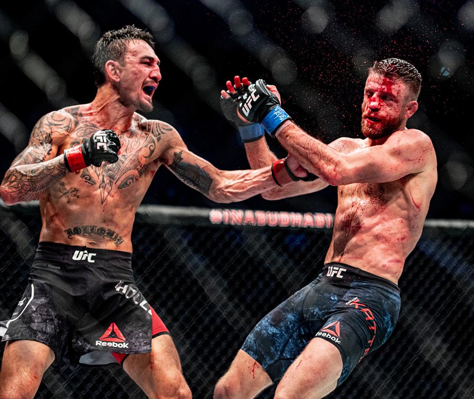 Max Holloway beats Calvin Kattar at Fight Island in Yas Island, Abu Dhabi.