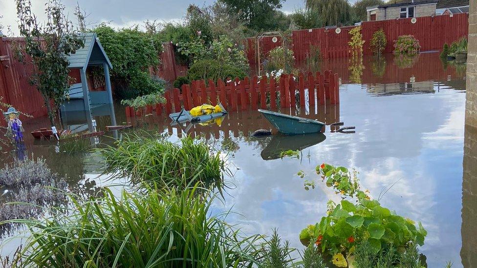 Garden flooding