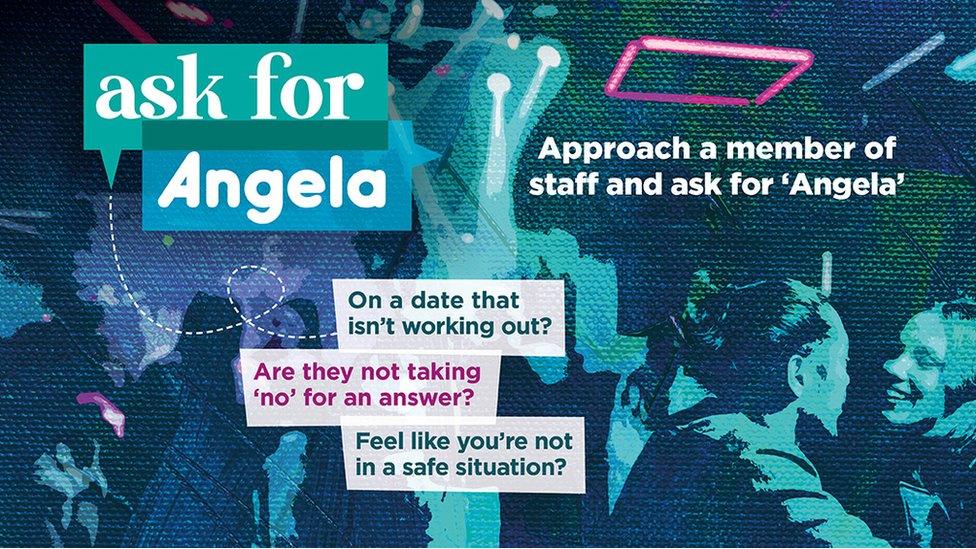 ask for angela campaign poster