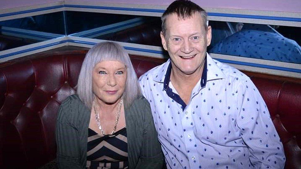 Linda with her late husband, Charles Jeffrey, in 2019