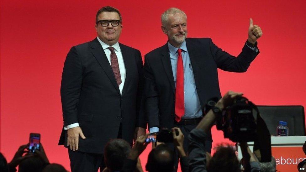 Tom Watson and Jeremy Corbyn