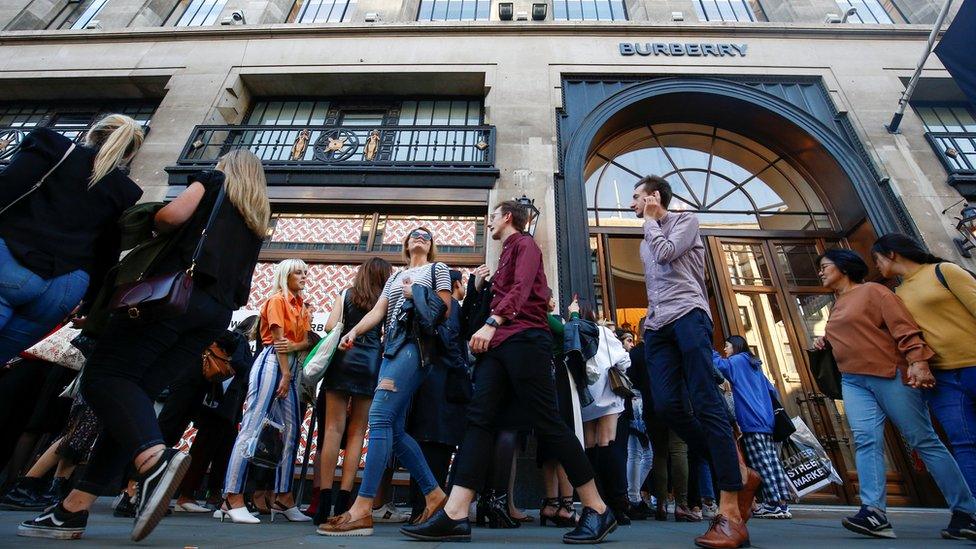 Burberry's store on Regent Street