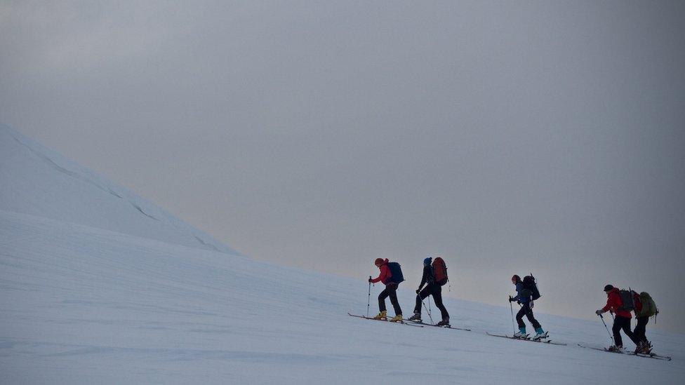 Snowy scene in the Southern Cairngorms