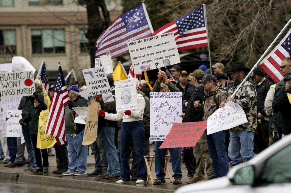 Pro-gun protesters