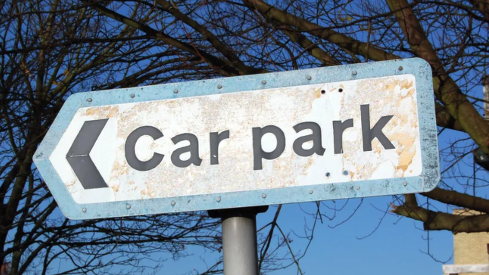 Car park sign