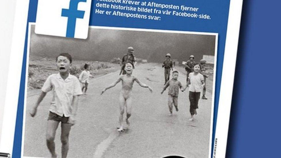 Aftenposten editor and Napalm girl photo