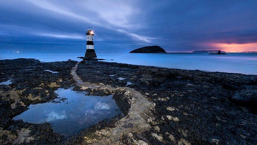 Trwyn Du lighthouse, Penmon, Anglesey