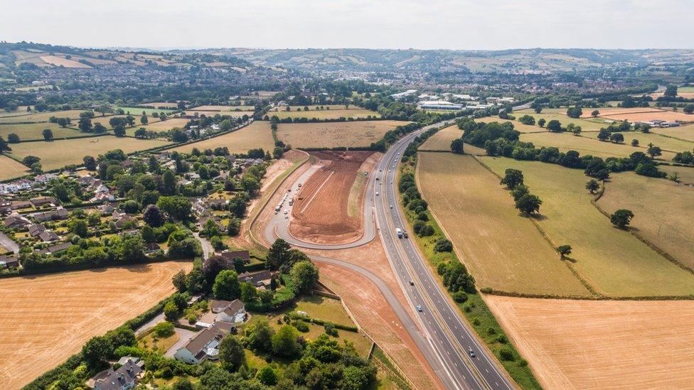 North Devon Link Road phase one work