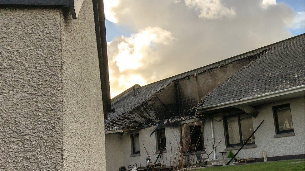 Fire damage at sheltered accommodation in Portstewart