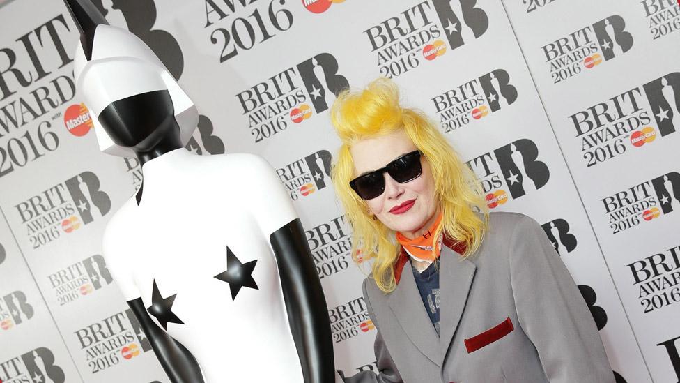 Pam Hogg and Brits statue