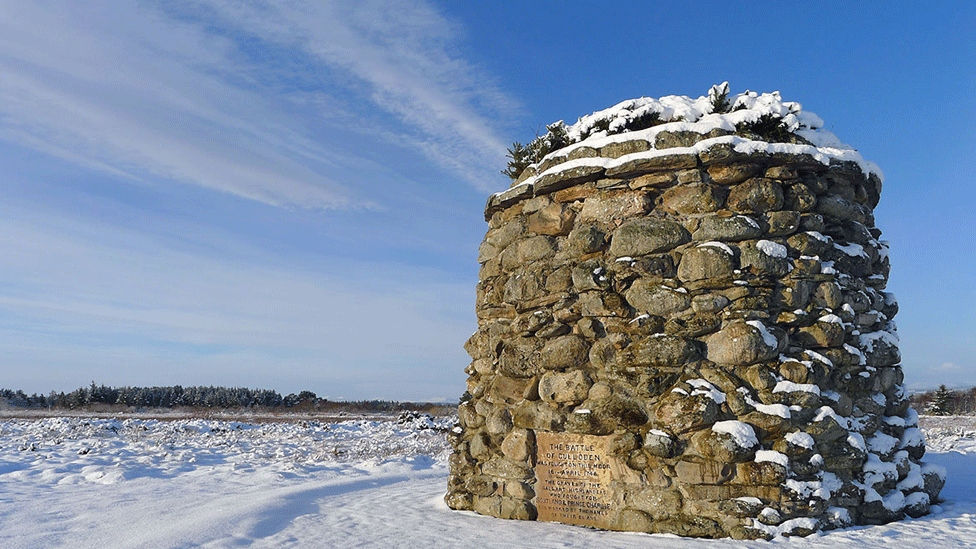 Memorial at Culloden Battlefield