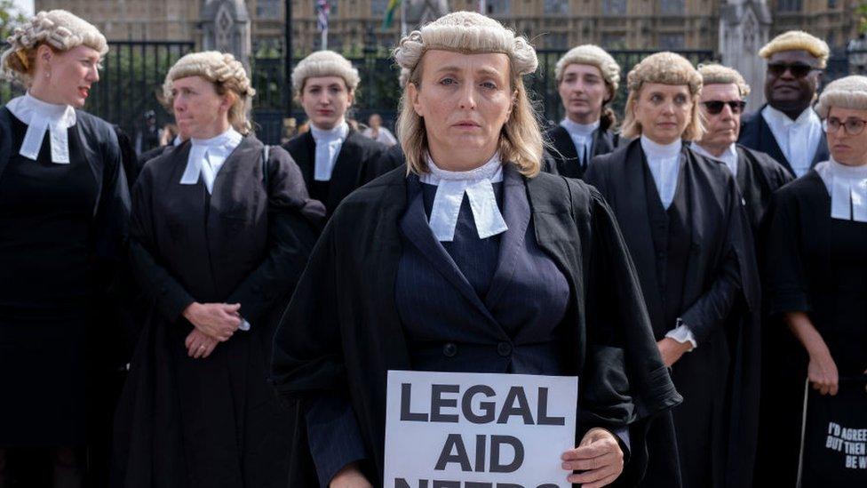 Striking barristers