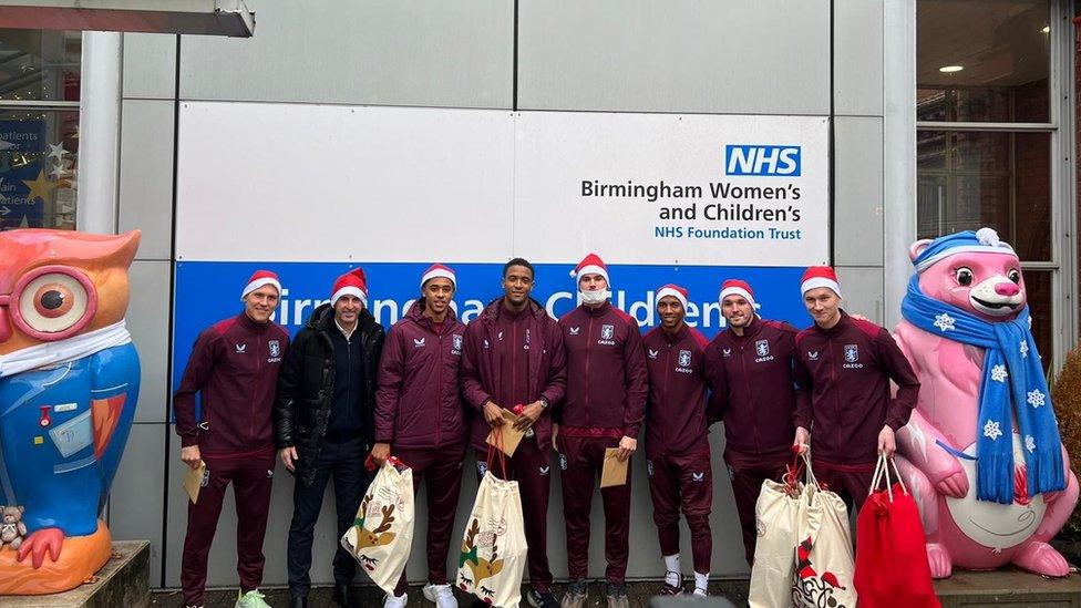 Aston Villa players