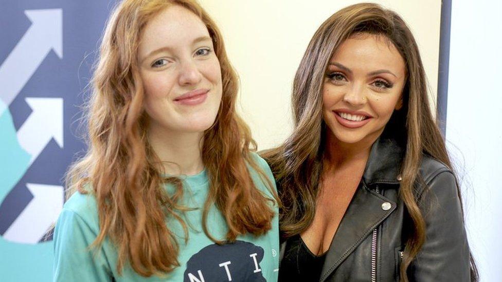 Hannah Adams and Jesy Nelson