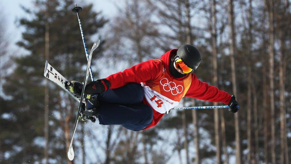 Molly Summerhayes at a Winter Olympics.