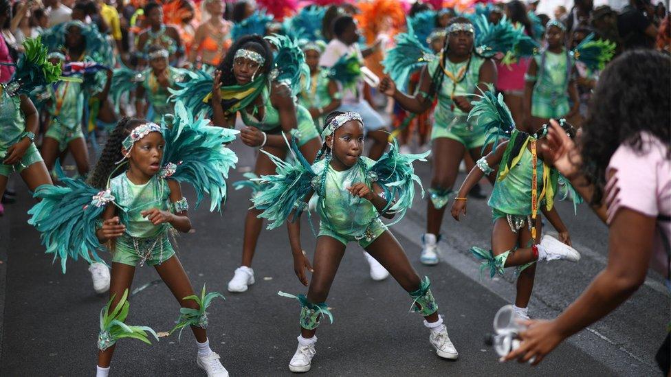 Children at Notting Hill Carnival