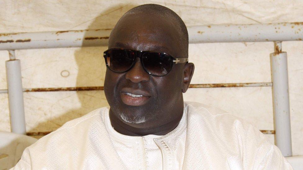 Papa Massata Diack in Dakar on February 8, 2015