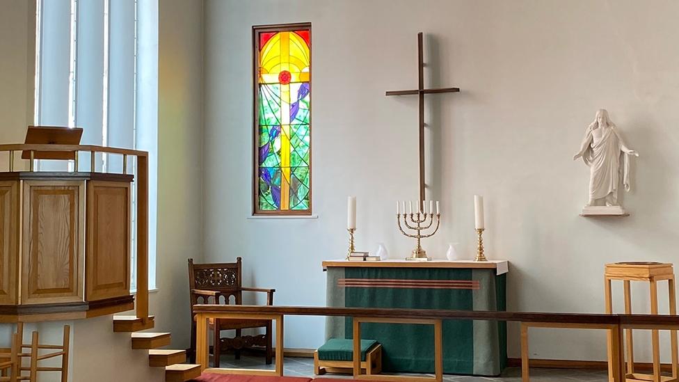 Interior of the church