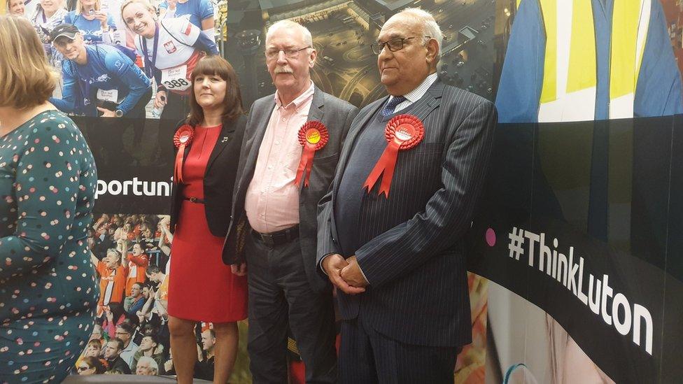 Sian Timoney (Lab), David Taylor (Lab) and Mahmood Hussain (Lab)