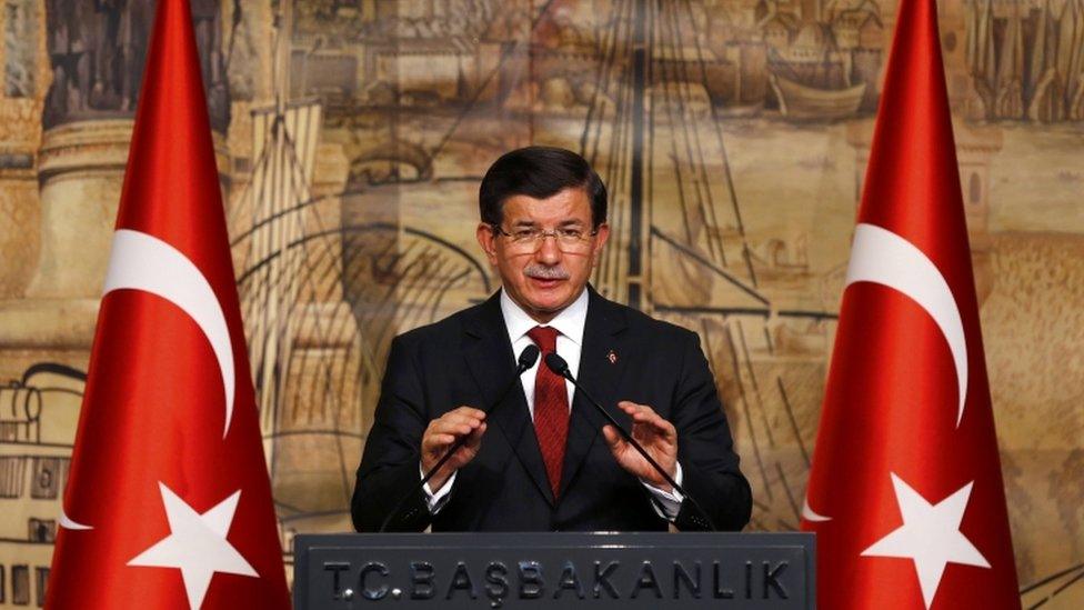 Turkish Prime Minister Ahmet Davutoglu