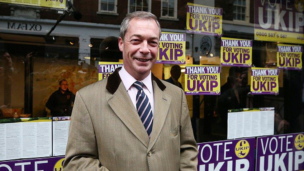 Former UKIP leader Nigel Farage