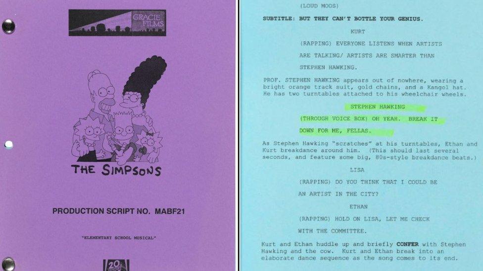 Simpsons Script