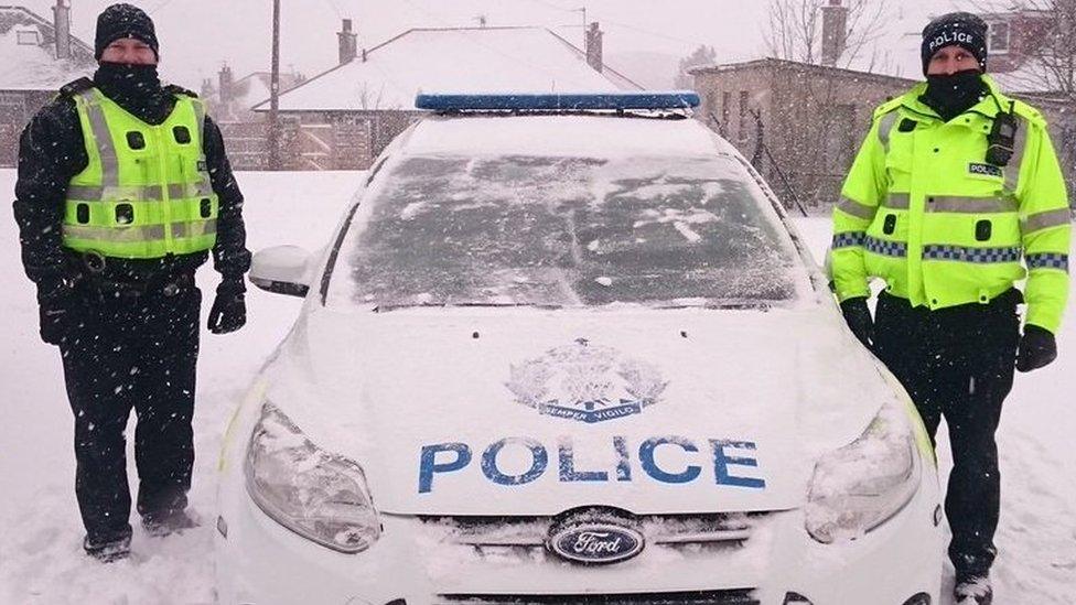 Police in Edinburgh