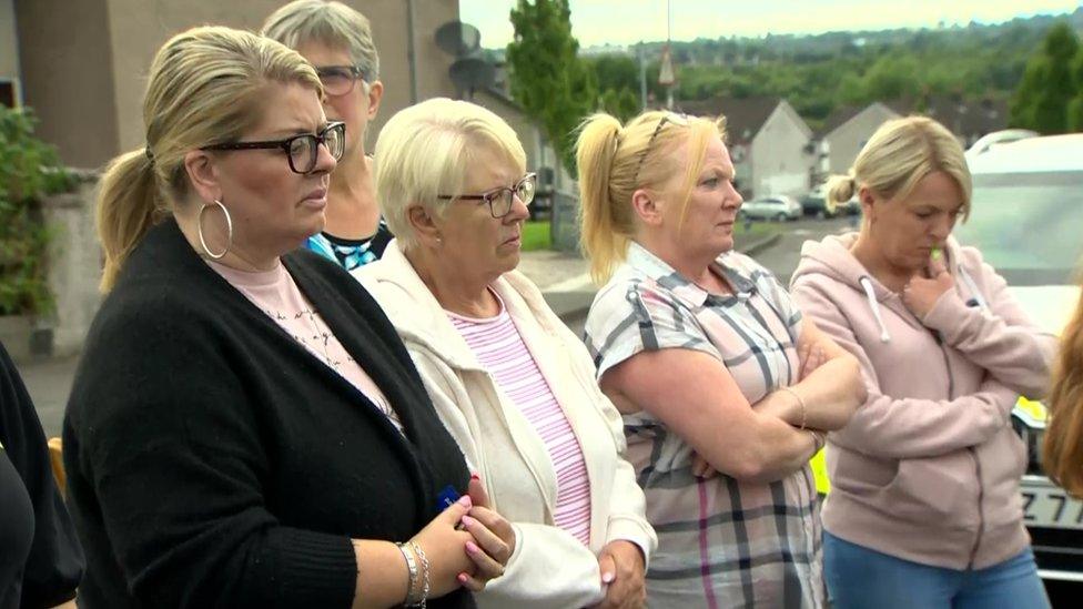 Women attend vigil