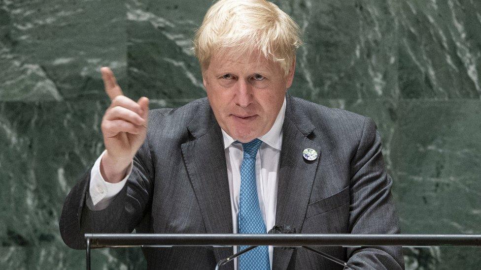 UK Prime Minister Boris Johnson.