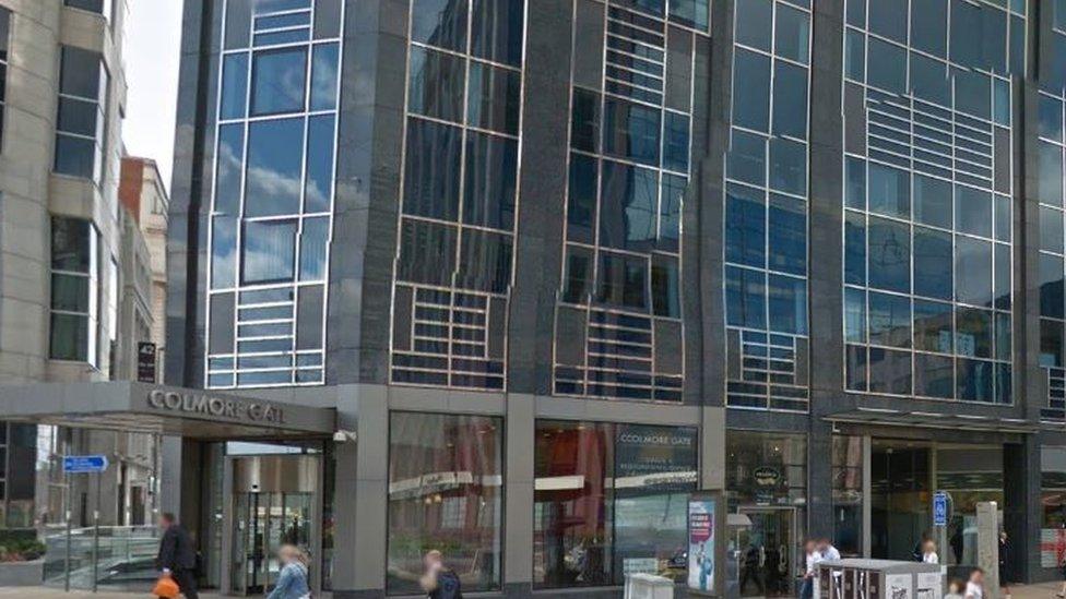 The CPS offices are in this building in Colmore Gate, Birmingham