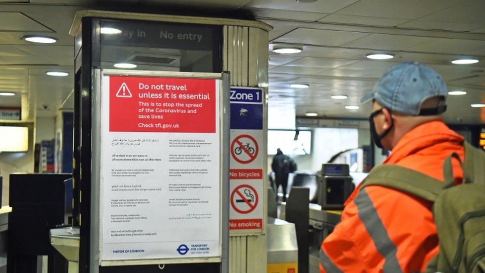 Worker at Oxford Circus