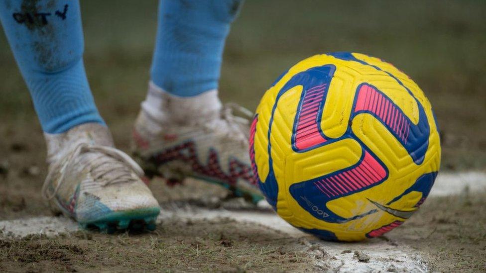 Football boots being worn in the WSL