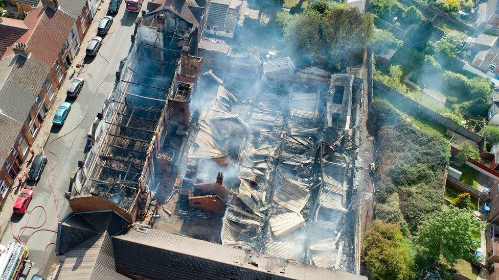 Kettering Bedding Centre fire