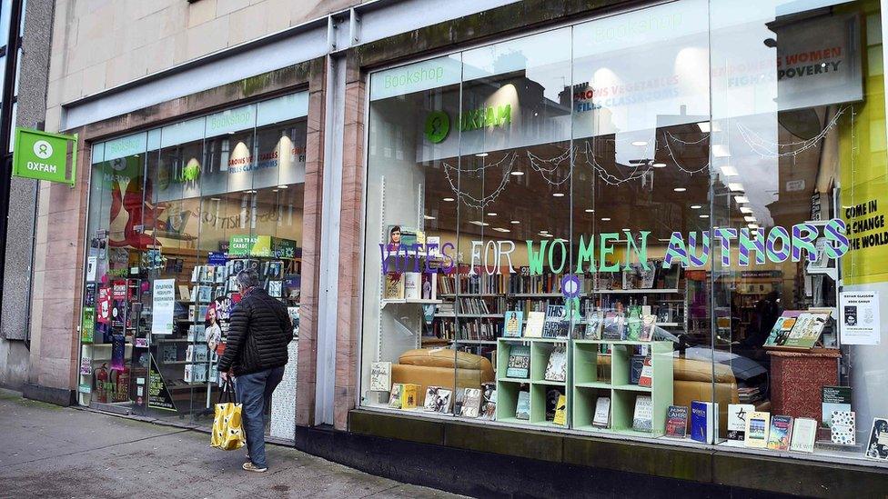 Oxfam shop front