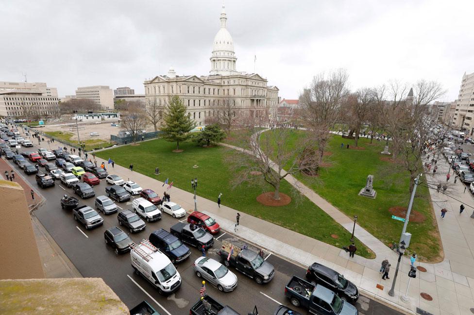 Protest in Michigan