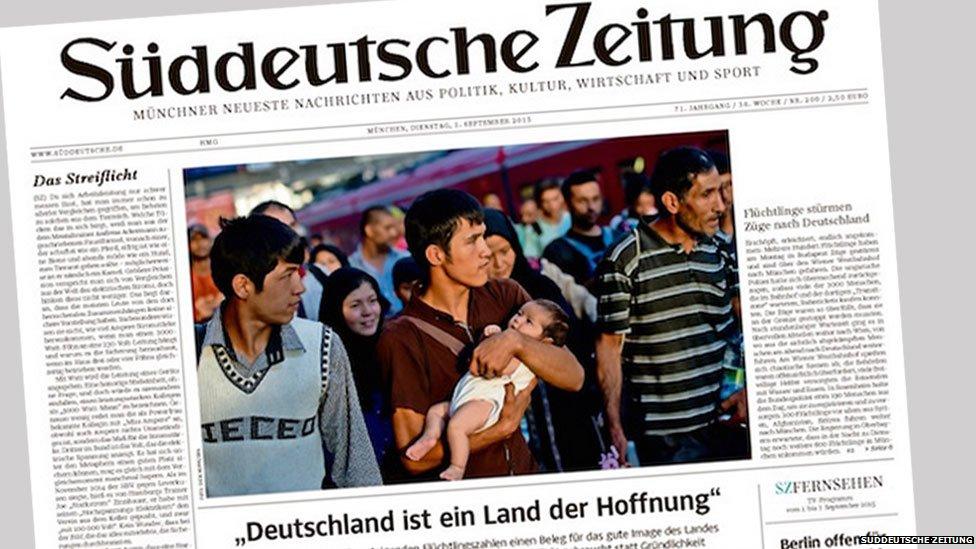 German newspaper Suddeutsche Zeitung