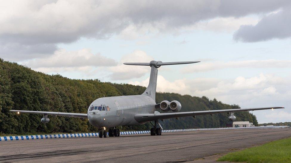 VC10 ZD241 at Bruntingthorpe