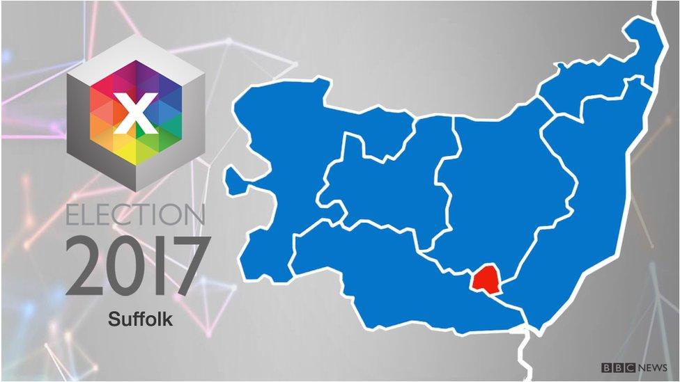 Suffolk result map