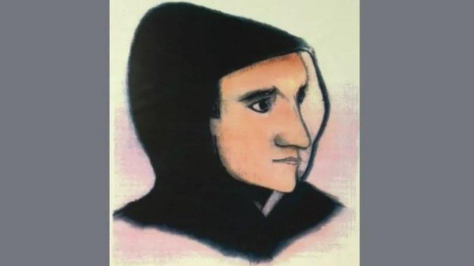 An E-Fit showing a man with a green hooded jacket on seen by William Gardner hours before Caroline Glachan's body was found.