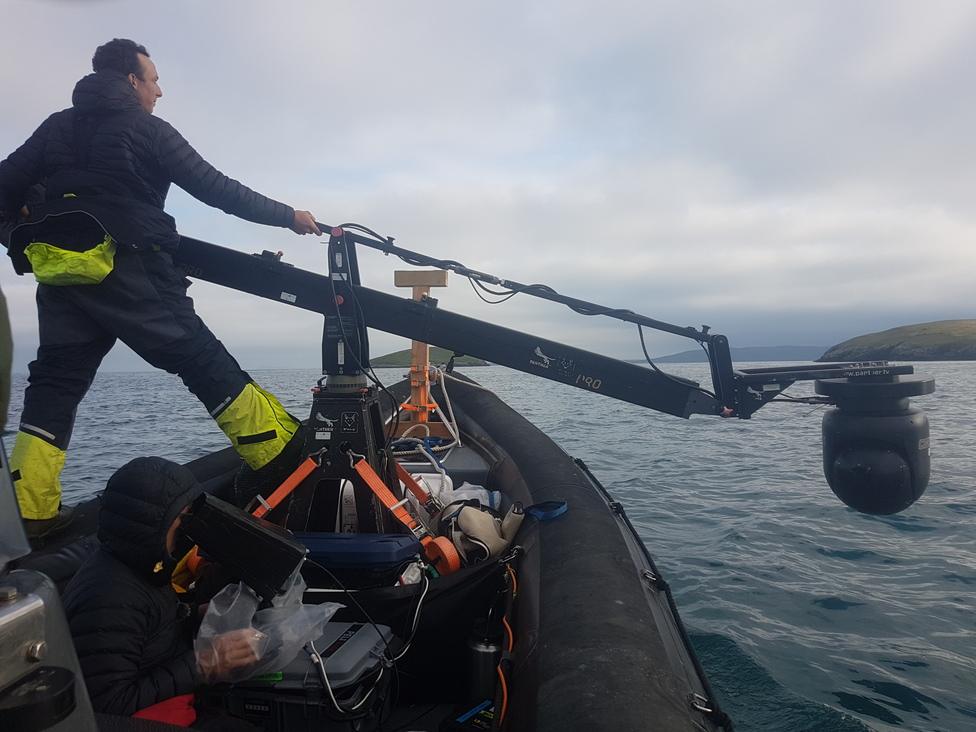 filming on boat