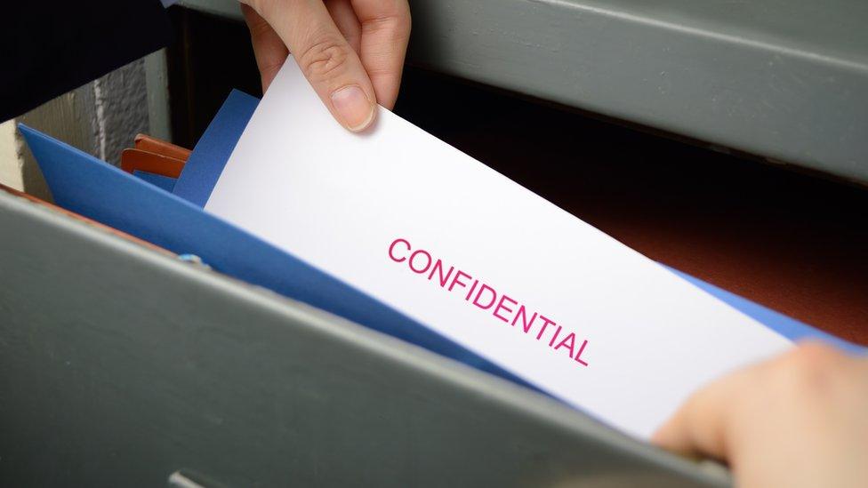 Confidential files