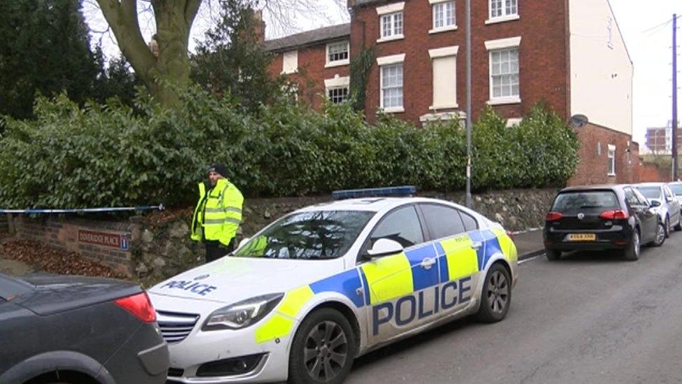 The scene near Doveridge Place