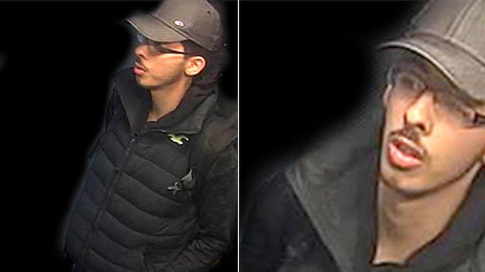 CCTV images of Salman Abedi