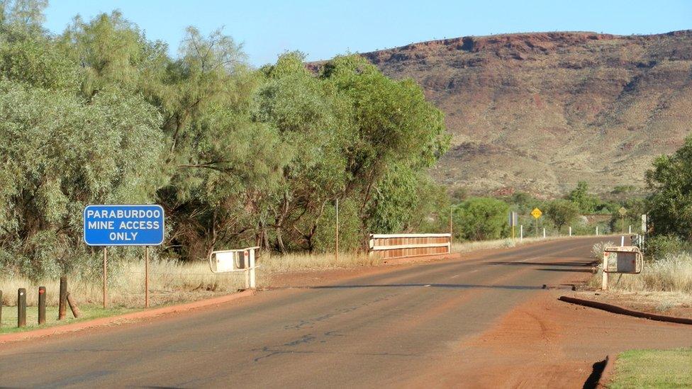 Paraburdoo in Western Australia.