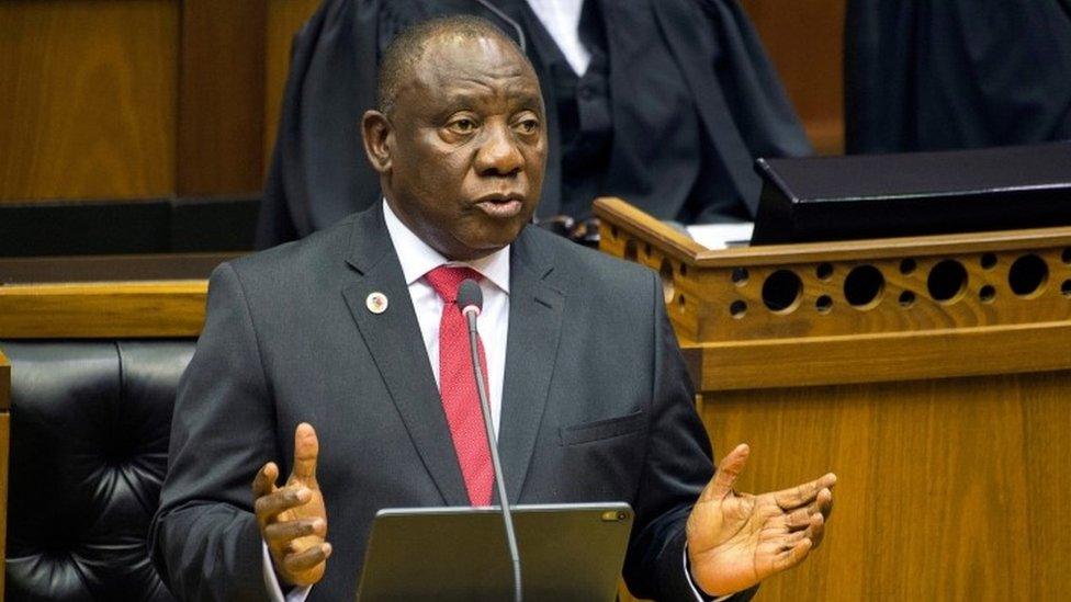 South African President Cyril Ramaphosa (file photo)