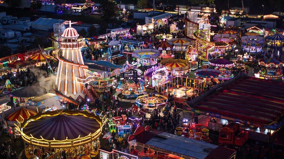 Goose Fair in Nottingham