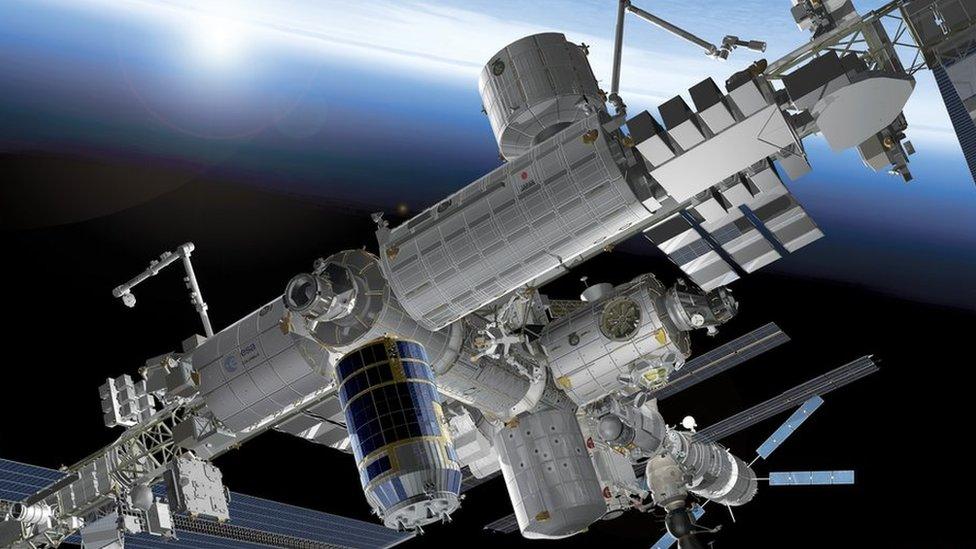 The International Space Station gets another sunrise