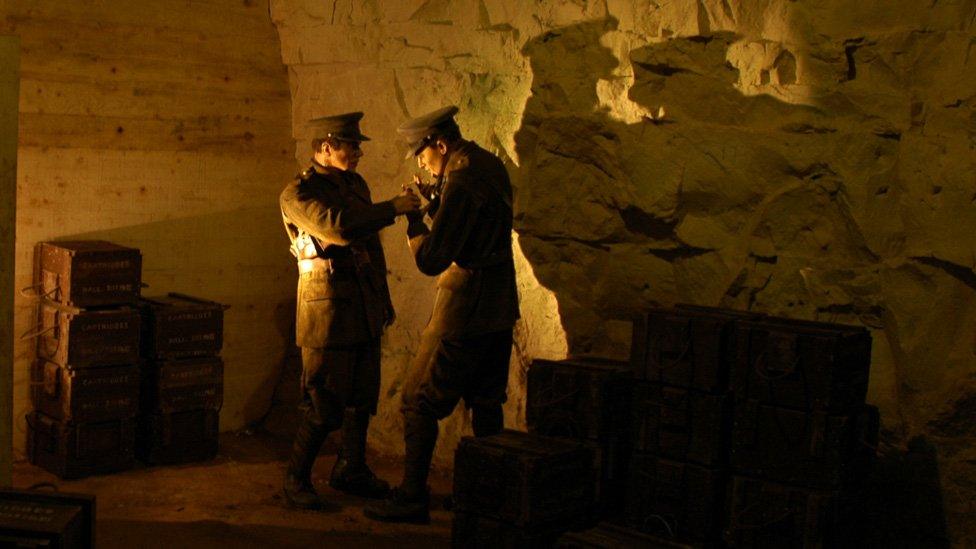 Reconstruction at Chislehurst Caves