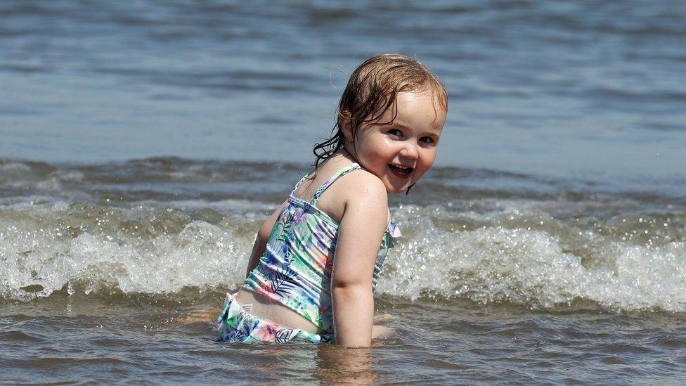 Harley Murray, aged 3, in Portobello